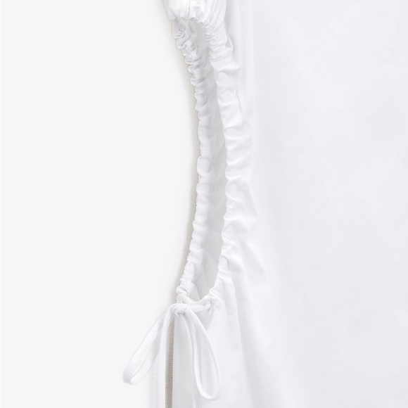 Zara white cutout midi dress - Picture 7 of 9